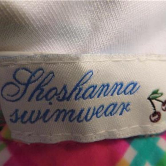 SHOSHANNA SWIMWEAR PINK,GREEN,WHITE  BIKINI S/P - Picture 4 of 4